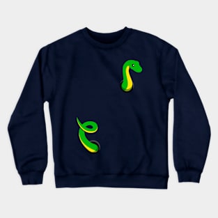 Cute Snek Luvssss U Crewneck Sweatshirt